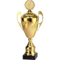 Puchar metalowy złoty z przykrywką T-D 7098/AP