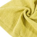 Ręcznik Gładki 1 50x90 31 musztardowy 400g/m2 frotte Eurofirany