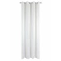 Firana 140x250 Lucy biała gotowa na przelotkach z lekkiej przewiewnej tkaniny Eurofirany