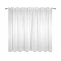 Firana 350x150 Lucy biała gotowa na taśmie z delikatnego i lekkiego woalu Eurofirany