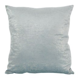 Poszewka dekoracyjna 45x45 Mabel niebieska srebrna welurowa Eurofirany