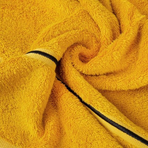 Ręcznik Bambo 50x90 musztardowy bambusowy 500g/m2 frotte Eurofirany