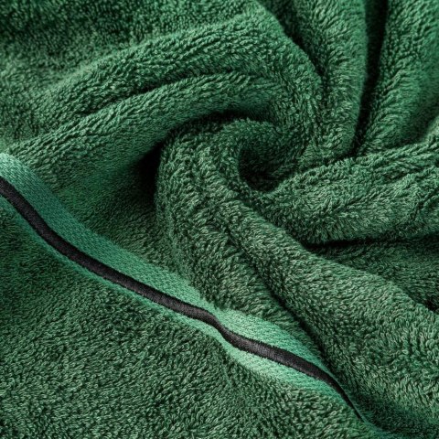 Ręcznik Bambo 50x90 zielony ciemny bambusowy 500g/m2 frotte Eurofirany
