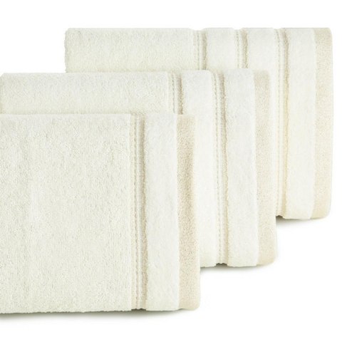 Ręcznik Glory 1 70x140 kremowy 500g/m2 frotte Eurofirany