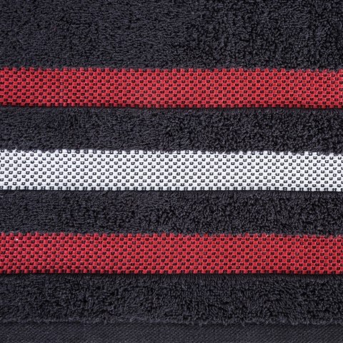 Ręcznik Gracja 30x50 czarny 500g/m2 frotte Eurofirany
