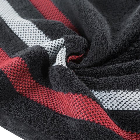 Ręcznik Gracja 30x50 czarny 500g/m2 frotte Eurofirany