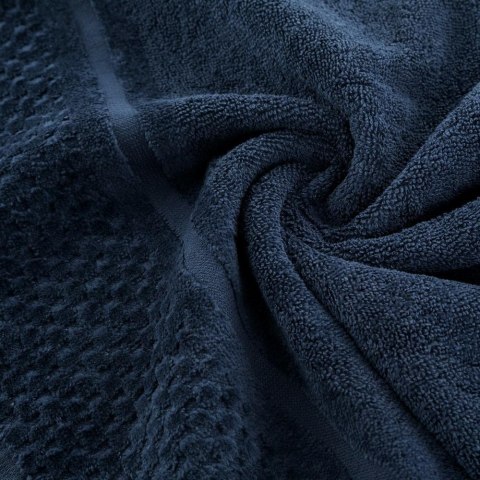 Ręcznik Ibiza 30x50 granatowy 550g/m2 frotte Eurofirany