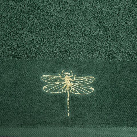 Ręcznik Lori 1 70x140 zielony ważka 485g/m2 frotte Eurofirany