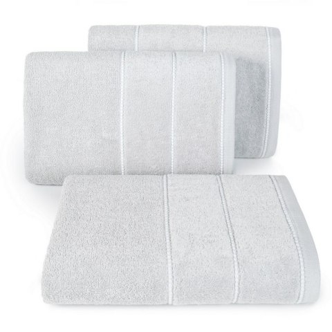 Ręcznik Mari 30x50 srebrny 500g/m2 frotte Eurofirany