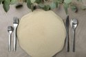 Podkładka na stół średnica 38 Otello beżowa pleciona Eurofirany