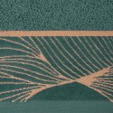 Ręcznik 50x90 Salvia 9 miętowy ciemny liście 500g/m2 frotte Limited Collection Eurofirany
