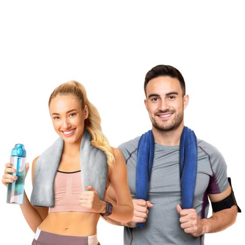 Ręcznik szybkoschnący 70x140 Active musztardowy z mikrofibry 380g/m2