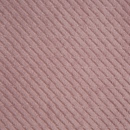 Zasłona 140x250 Eliza pudrowa różowa gotowa na przelotkach z drobnym wytłaczanym wzorkiem geometrycznym Eurofirany