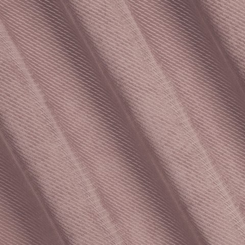 Zasłona 140x250 Eliza pudrowa różowa gotowa na przelotkach z drobnym wytłaczanym wzorkiem geometrycznym Eurofirany