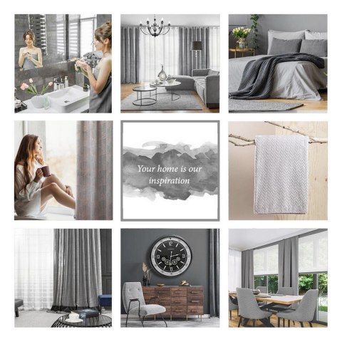 Zasłona 140x250 Goja srebrna welurowa liście miłorzębu na przelotkach Pierre Cardin z błyszczącym nadrukiem Eurofirany