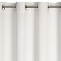 Zasłona 140x250 Lili biała gotowa na przelotkach welurowa z efektownym falującym wytłoczeniem Eurofirany
