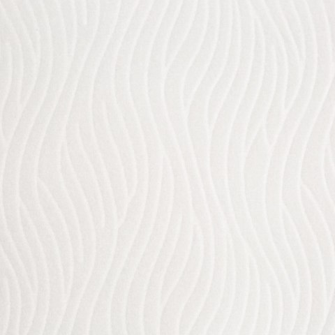 Zasłona 140x250 Lili biała gotowa na przelotkach welurowa z efektownym falującym wytłoczeniem Eurofirany