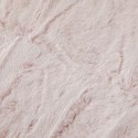 Koc narzuta 150x200 włochacz Rabbit pudrowy futrzak
