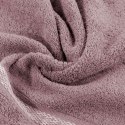 Ręcznik 50x90 Altea pudrowy różowy z ozdobną bordiurą z melanżowym pasem frotte 500 g/m2 Eurofirany