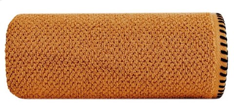 Ręcznik 50x90 Mabel ceglasty z kontrastującym obszyciem krawędzi frotte 500 g/m2 Eurofirany