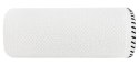 Ręcznik 70x140 Mabel biały z kontrastującym obszyciem krawędzi frotte 500 g/m2 Eurofirany