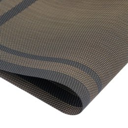 Podkładka na stół 30x45 Americano czarna dekoracyjna pod talerze dwustronna wodoodporna