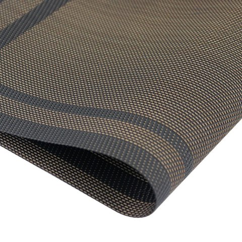 Podkładka na stół 30x45 Americano czarna dekoracyjna pod talerze dwustronna wodoodporna