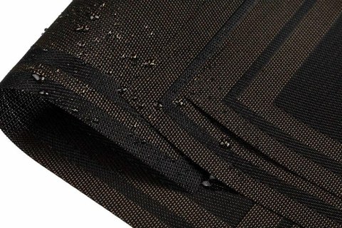 Podkładka na stół 30x45 Americano czarna dekoracyjna pod talerze dwustronna wodoodporna