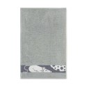 Ręcznik 30x50 Mysz Jasny grafitowy-K65-5902 frotte bawełniany dziecięcy do przedszkola