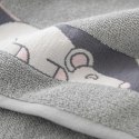Ręcznik 30x50 Mysz Jasny grafitowy-K65-5902 frotte bawełniany dziecięcy do przedszkola