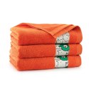 Ręcznik 30x50 Slames zwierzątka Oranż-K17-5195 pomarańczowy frotte bawełniany dziecięcy do przedszkola