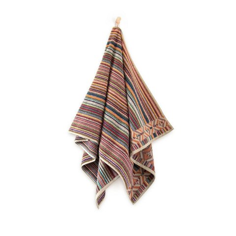 Ręcznik 70x140 Peru wielokolorowy 01 paski frotte 500 g/m2 9152 Zwoltex