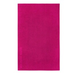 Ręcznik plażowy 100x160 Beach now różowy bawełniany frotte plaża 2 Zwoltex