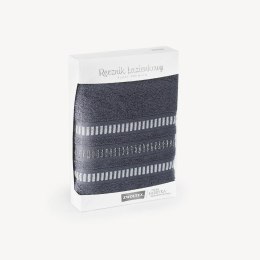 Ręcznik w opakowaniu 50x90 Silver Granitowy 596 na prezent