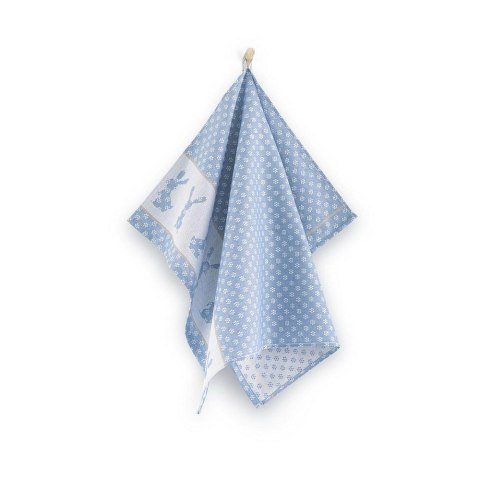 Ścierka kuchenna Szarak 50x70 8525/11 niebieska bawełniana do naczyń