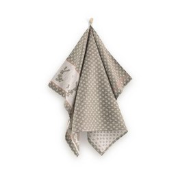 Ścierka kuchenna Szarak 50x70 8525/9 brązowa bawełniana do naczyń