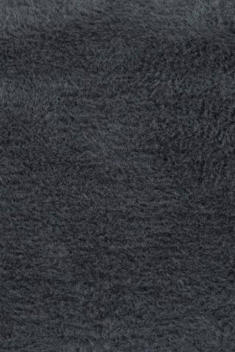 Koc bawełniany akrylowy 150x200 0293/31 antracytowy narzuta pled wykończony frędzlami