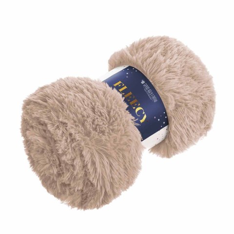 Koc narzuta 200x220 Fleecy włochacz migdałowy futrzak na łóżko