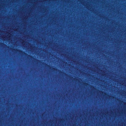 Koc narzuta z mikrofibry 150x200 Solo granatowy