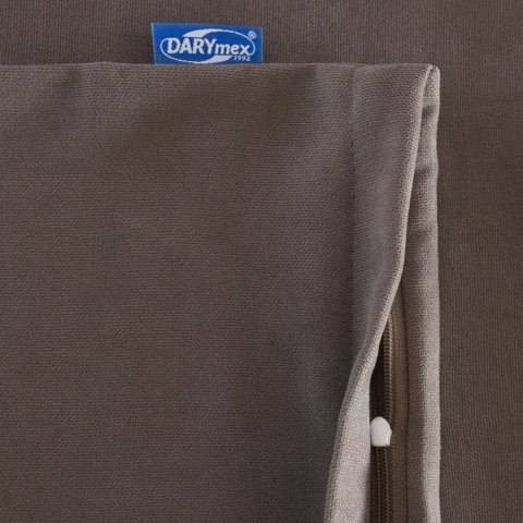 Poszewka dekoracyjna 40x40 Veluri brązowa welurowa Darymex