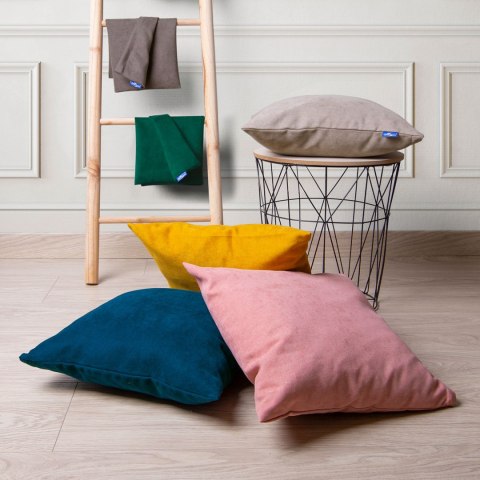 Poszewka dekoracyjna 40x40 Veluri brązowa welurowa Darymex