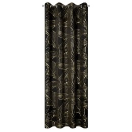 Zasłona gotowa kiara 140x250 cm czarny