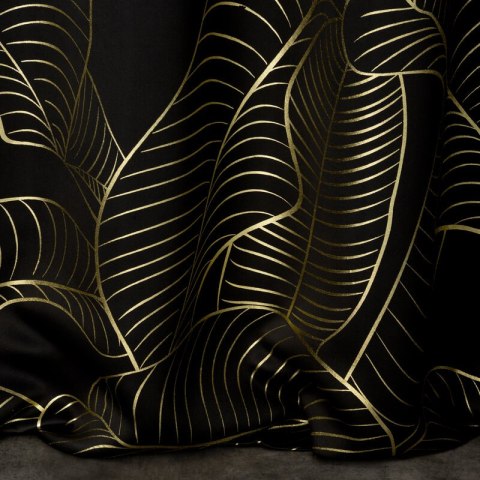 Zasłona gotowa kiara 140x250 cm czarny