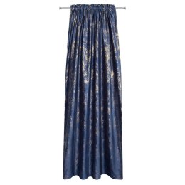 Zasłona gotowa kornelia na taśmie cm 140x270 granatowy