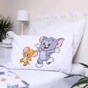 Pościel bawełniana 100x135 Tom & Jerry poszewka 40x60 dziecięca do łóżeczka