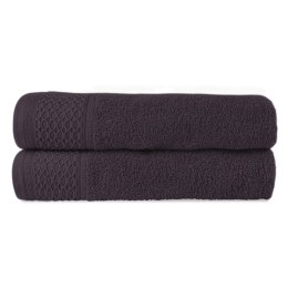 Ręcznik Solano 50x90 bakłażanowy frotte 100% bawełna Darymex