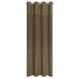 Zasłona gotowa liza 140x250 cm beżowy