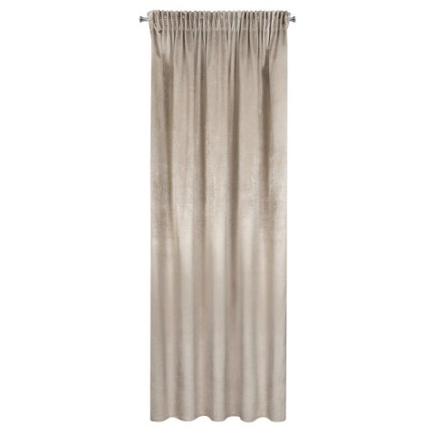 Zasłona gotowa samanta na taśmie 140x270 cm beżowy