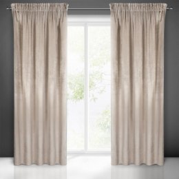 Zasłona gotowa samanta na taśmie 140x270 cm beżowy