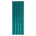 Zasłona gotowa samanta na taśmie 140x270 cm turkusowy